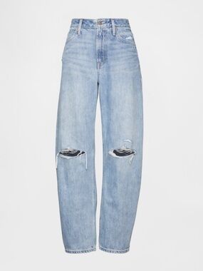 GAP curvy high rise barrel jeans